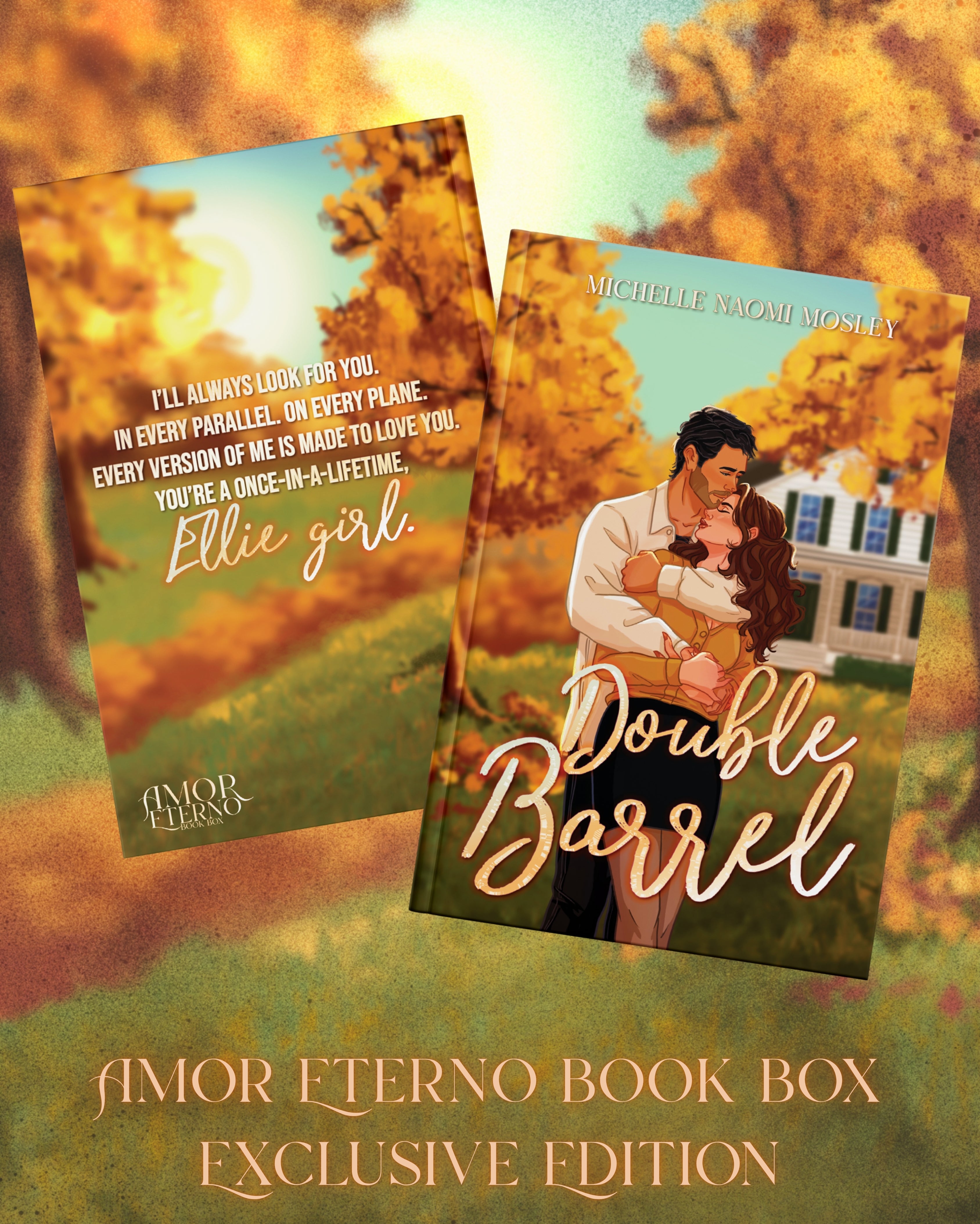 November BOOK ONLY featuring Double Barrel by Michelle Naomi Mosley