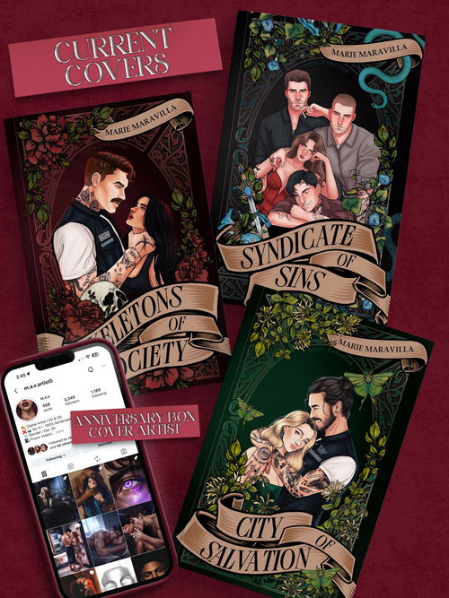 Anniversary Box featuring Marie Maravilla's Toxic Paradise Series